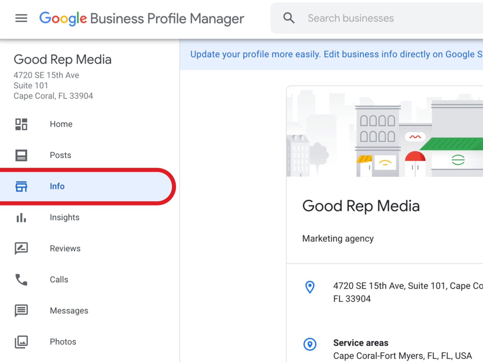 Be sure your Google My Business Listing has current, correct info, or you may not show up. 