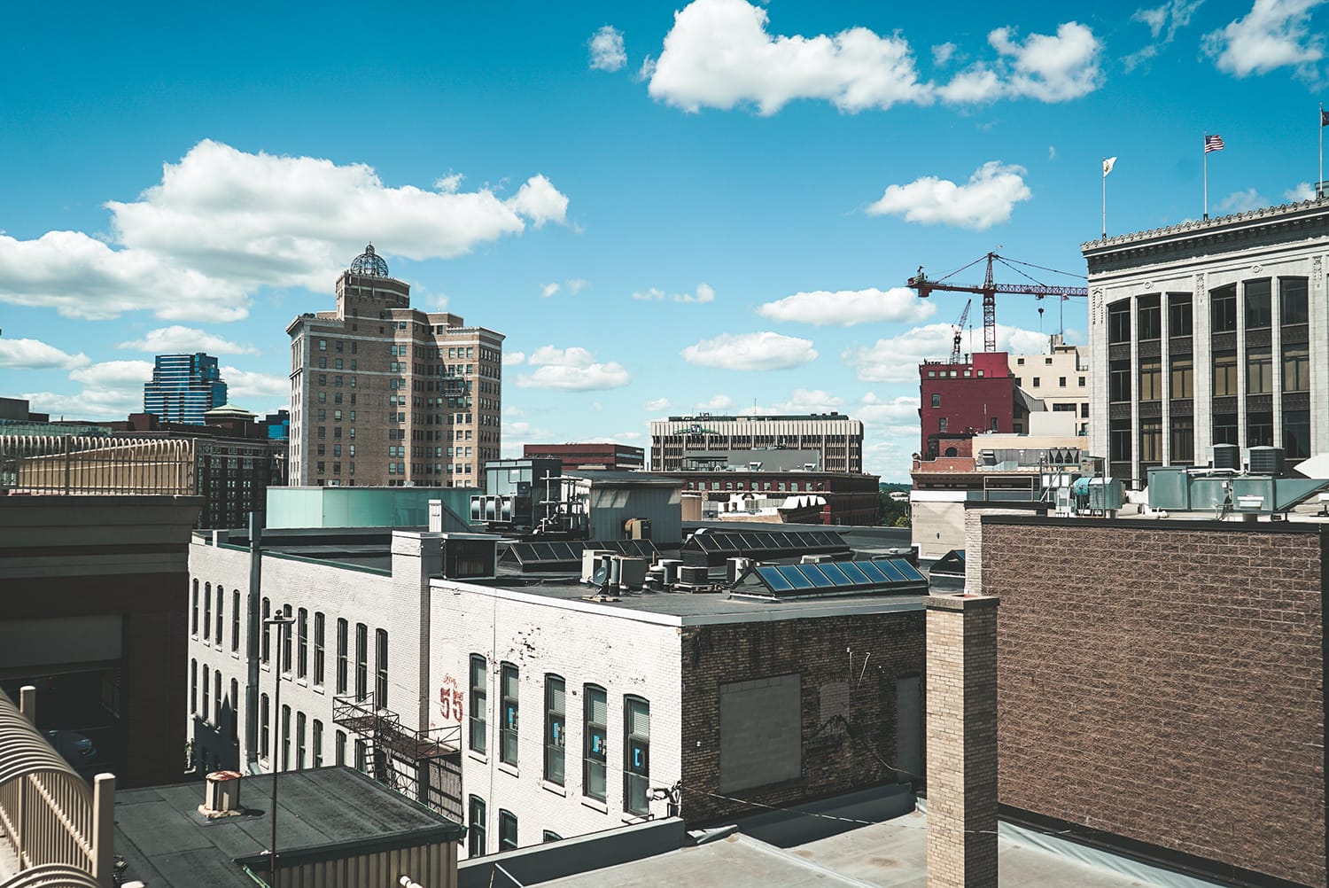 Beautiful downtown Grand Rapids Michigan, home of marketing agency Good Rep Media